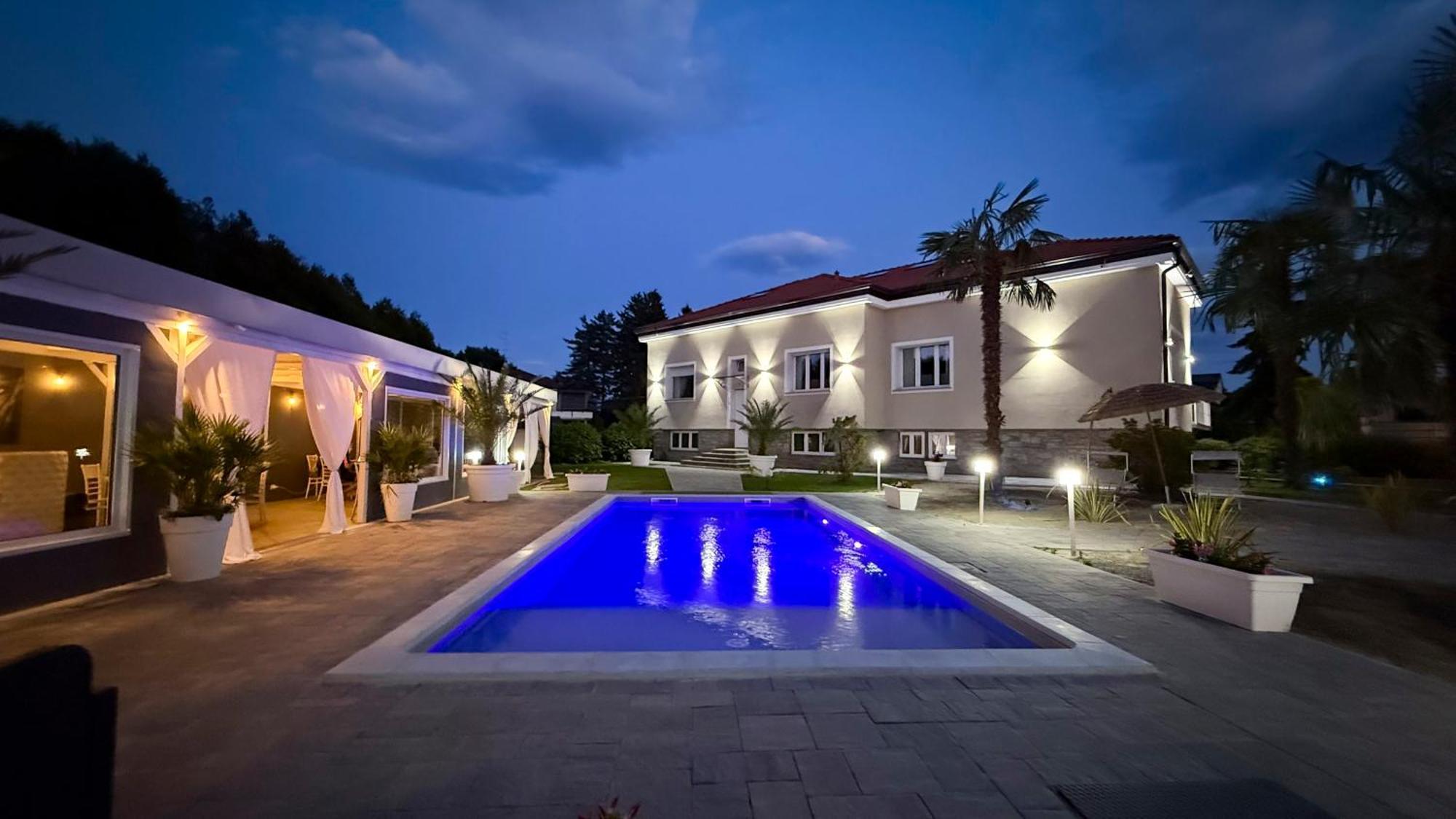 Villa Marchese Lake Maggiore Somma Lombardo Kültér fotó